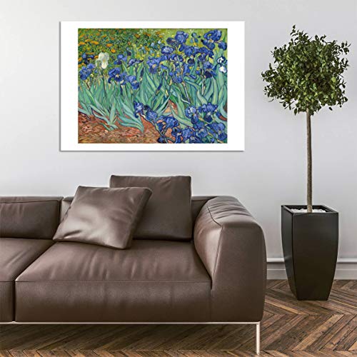 Irises Van Gogh tableau cadre mat giclée Medium Spiffing Prints - 5