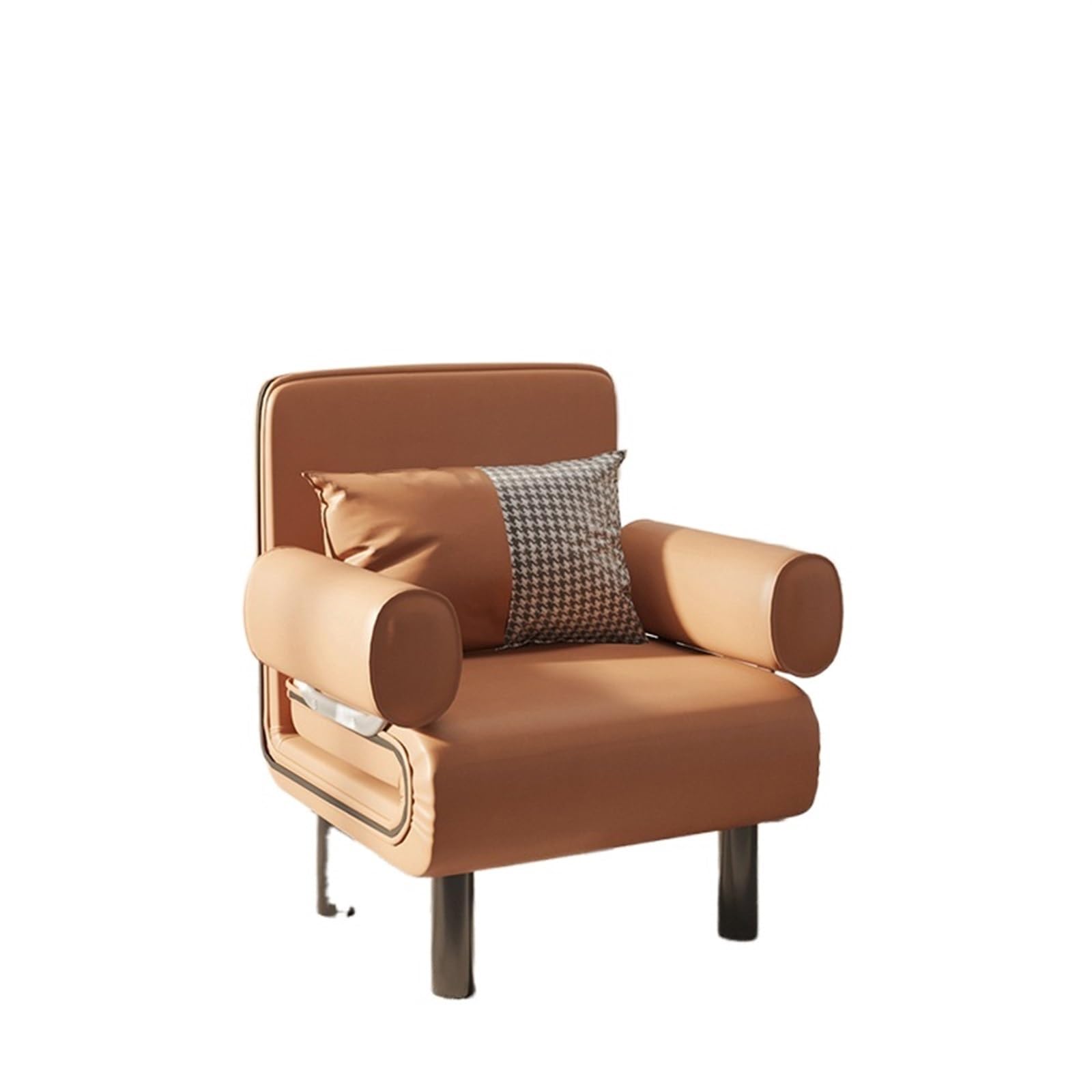 SUCADA Inflatable Sofa Sofa Bed Foldable Dual-Use Small Apartment Single Double Lazy Sofa Multifunctional Household Living Room Faux Leather