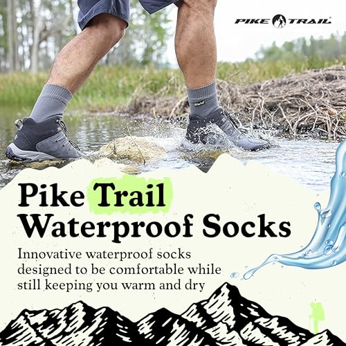 Pike Trail - Breathable, Waterproof Socks Ideal Hiking, Trekking, Wading, Fishing and Camping Essentials2