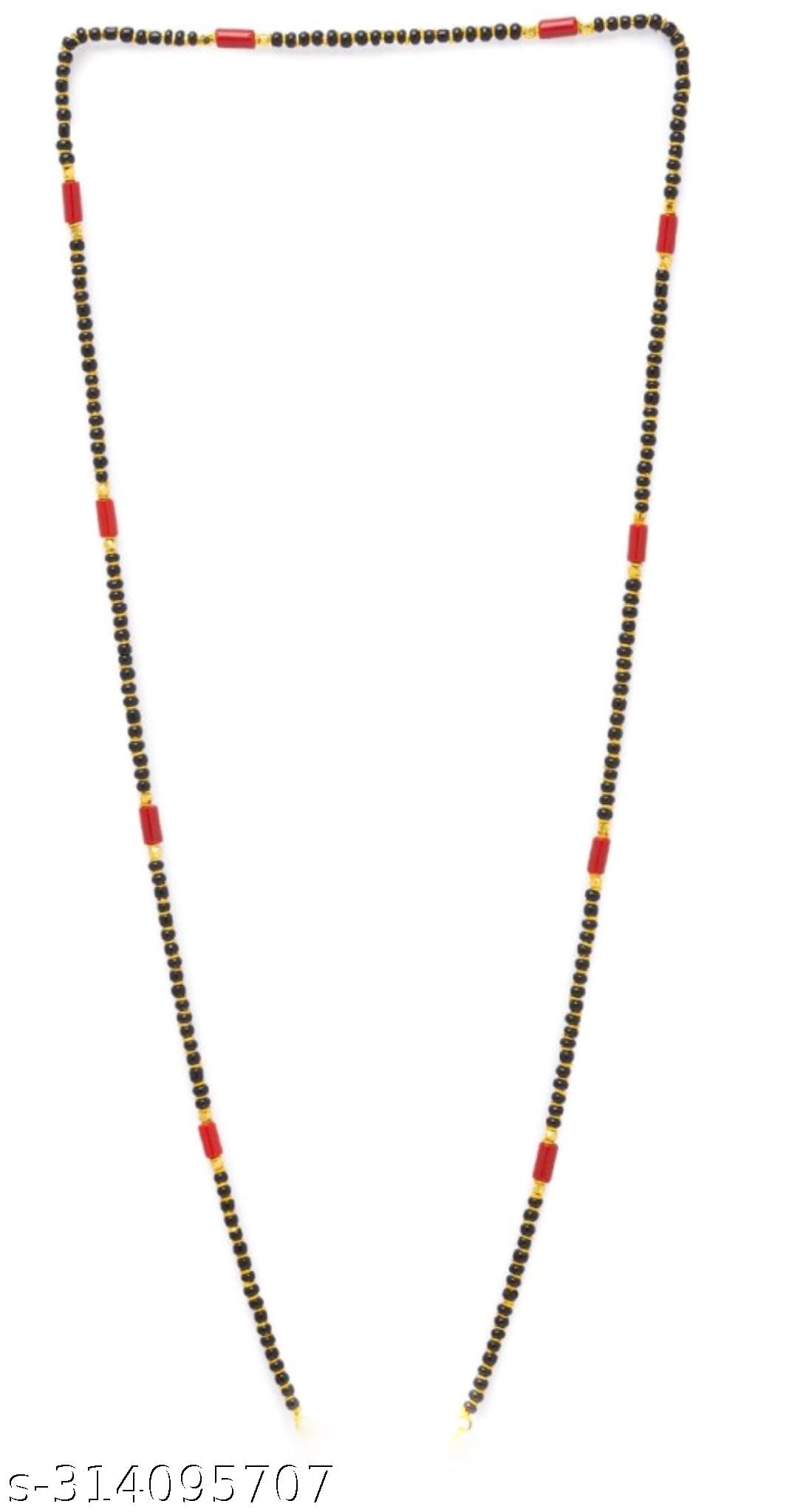 SMARNN 24 inches Black Beaeds Crystal Mangalsutra Chain Without Pendant for women (B09GP64QST) Amazon Price History, Amazon Price Tracker