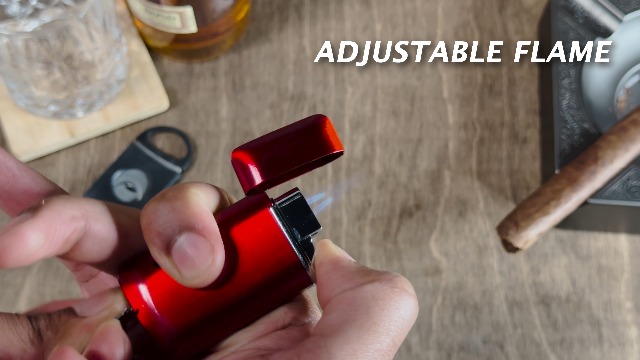 Encendedor a Gas Recargable Visol Nevis Dual Torch miniatura 5