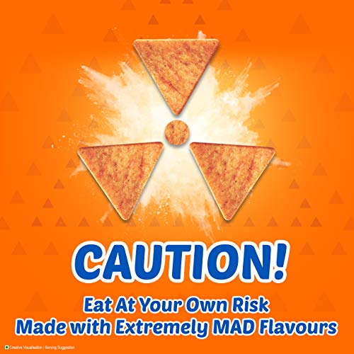 Image of Bingo! Mad Angles Very Peri Peri - Spicy & Crunchy Corn-Based Triangle Chips Pack for Snacks 117 /130gram (Weight may vary)