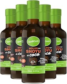 Kit 5 Shoyu de coco Qualicôco 250ml