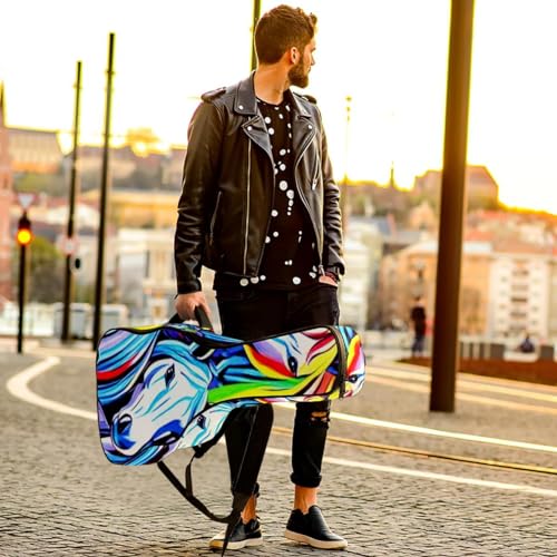 Housse de guitare en tissu Oxford épais rembourré avec boucle de suspension et sangle de cou Motif abeille et marguerite 101,6 cm, Multicolore 5., 42.9×16.9×4.7 in, Sac de transport tendance pour - Les Beatles, Paul McCartney, John Lennon, RIngo Starr, George Harrison Housse de guitare en tissu Oxford épais rembourré avec boucle de suspension et sangle de cou Motif abeille et marguerite 101,6 cm, Multicolore 5., 42.9x16.9x4.7 in, Sac de transport tendance pour – Image 7