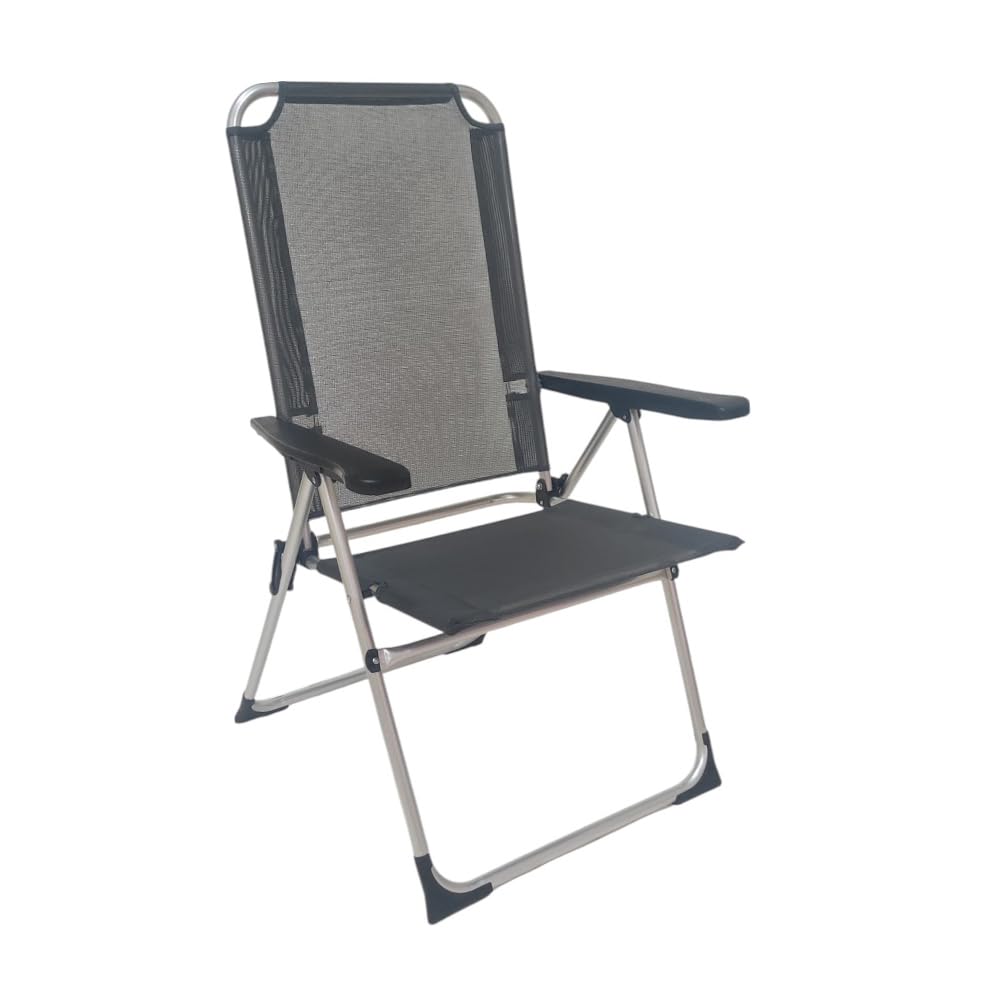 LIPARI - Tumbona reclinable plegable para piscina, jardín, camping, playa