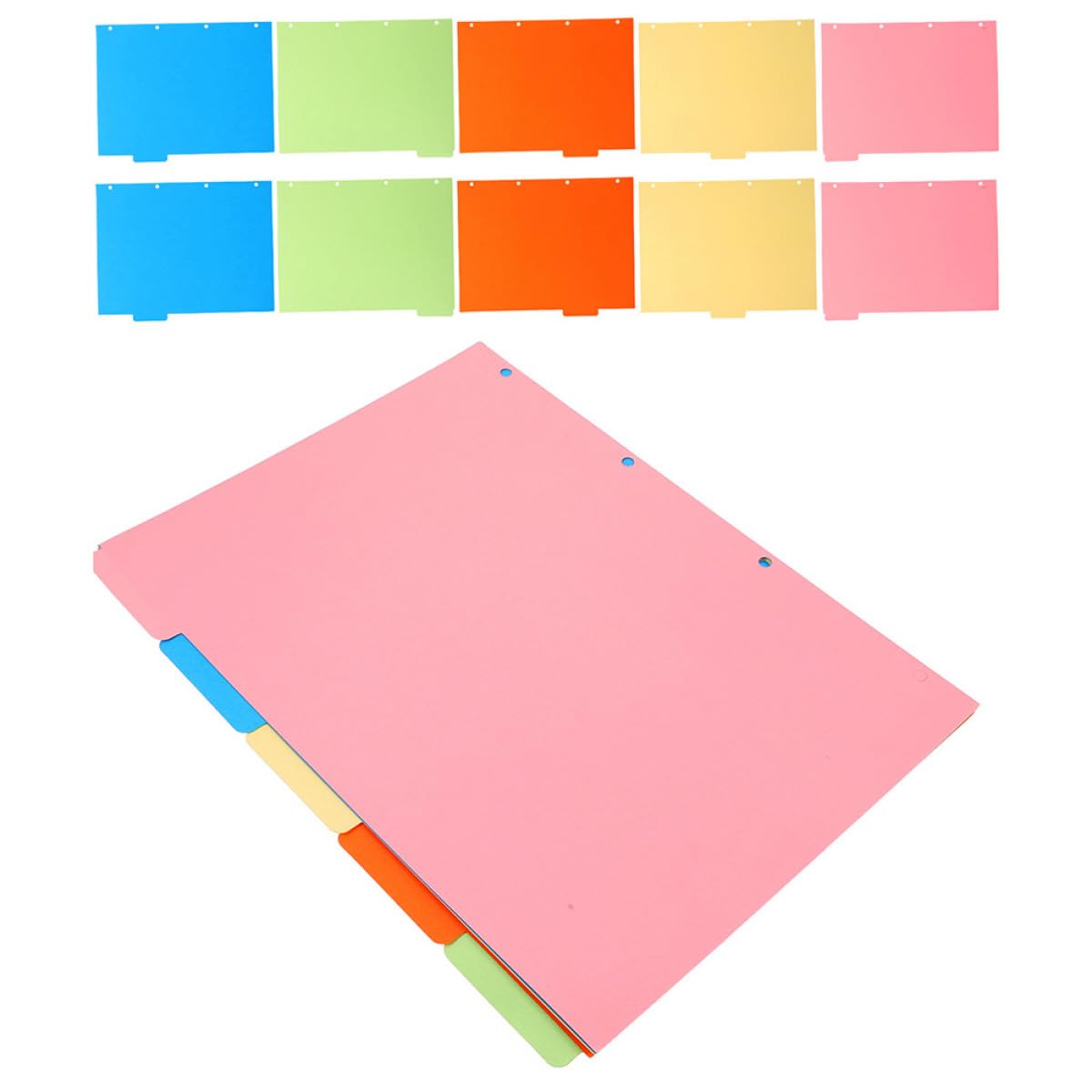 Separadores de página A4 para diarios y cuadernos iplusmile, organiza tu día a día con color 8