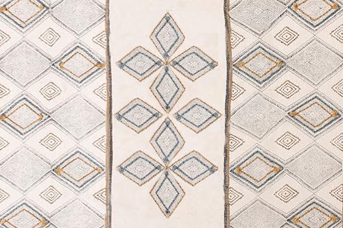 Tapis marocain coton facile à laver : fini les taches dans votre salon ou cuisine