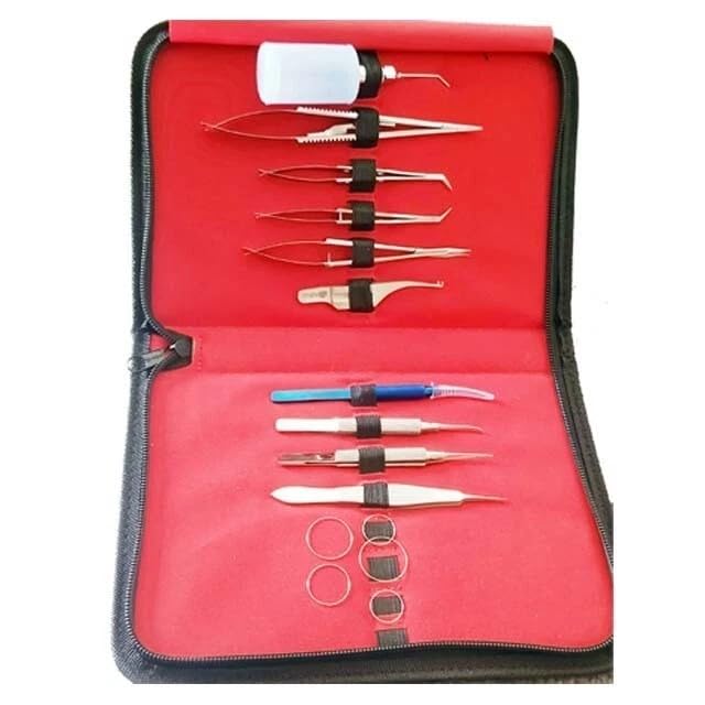 Ophthalmic Surgery Set 15 Pcs Stainless Steel (Re-usable)