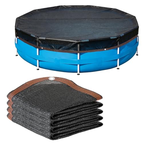 YEXEXINM Pool Leaf Net Cover 24 ft Round for Above Ground Pools Fine Mesh Leaf Net Ultra Mesh Pool Cover Winter Pool Cover Prevents Leaves and Debris from Entering Pool