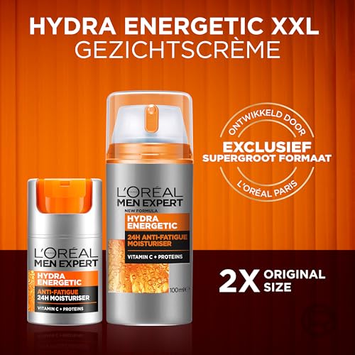 L'Oréal Men Expert Hydra Energetic Moisturiser 100ml - 24H Anti-Fatigue - Image 2