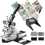 3.5x2.5 inch Rectangle Refrigerator Fridge Magnet Maker Machine Kit, Photo Magnet Maker Machine, Includes Press + Paper Cutter + 100-Piece Supplies + 100 Sheets of Photo Paper, Create Fridge Magnets