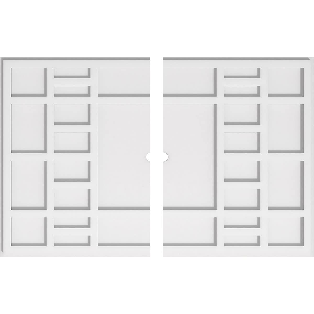 Médaillons de plafond contemporains Ekena Millwork 81x54cm
