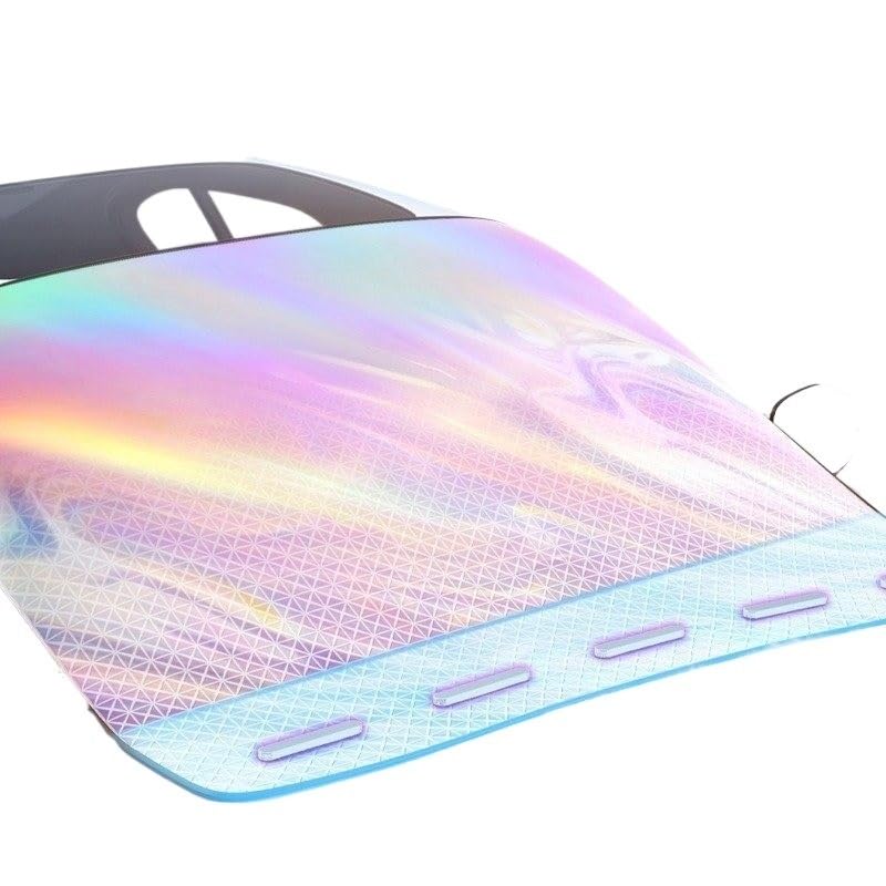 Pare-soleil voiture pare-brise avant protection gel feuilles poussière