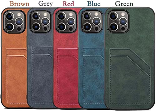 Étui iPhone 13 Pro fini cuir synthétique gris et protection premium - 2
