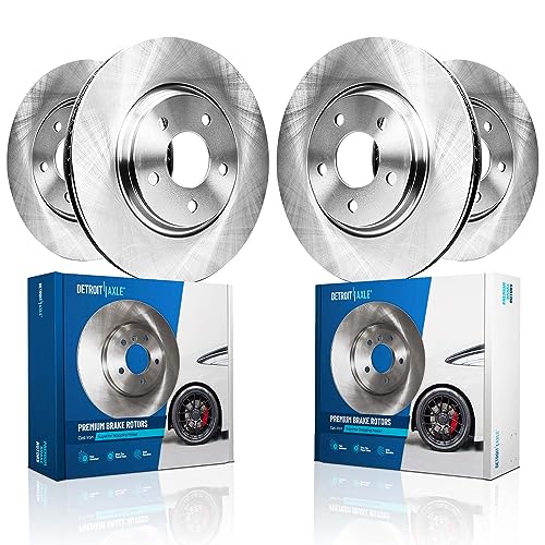 Image of Detroit Axle - Front and Rear Disc Brake Rotors Replacement for 2004 2005