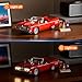 Lumibricks Low Rider Big Red Car Building Bricks Set - Street Fusion Vehicle Engineering Lighting Model Modular Collection Kit 969 Pcs for Adults & Teens & Car Lovers