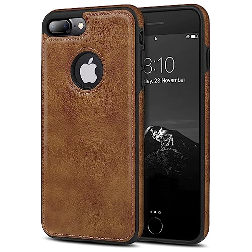【Compatibilità】Progettato con precisione Cover per iPhone 7 Plus e iPhone 8 Plus, offre una protezione ottimale da urti, cadute e graffi quotidiani con ritagli per fotocamera, ricarica, altoparlante, cuffie e pulsante di accensione senza estrarre il telefono dalla custodia.