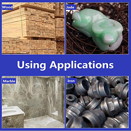 Rocaris 40 Pack 1 inch Abrasive Wheel Buffing Polishing Wheel Set For Dremel Rotary Tool - 25mm