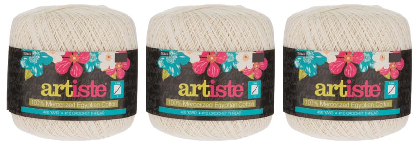 Hobby Lobby Ivory Artiste Cotton Crochet...