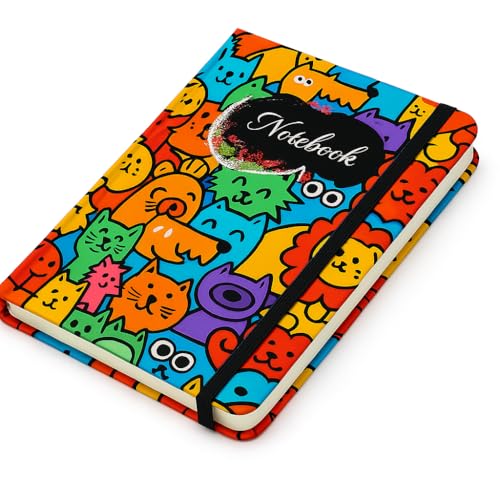 Image of COI A5 Journal 5.5x8.5″ - 192 Pages of 80 GSM Natural Shade Paper, Hardcover, Two Ribbon Markers, Elastic Band & Rounded Corners