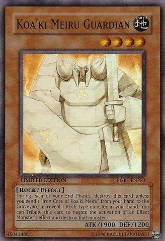yugioh koa ki meiru deck Yu-Gi-Oh! - Koa'ki Guardian (RGBT-ENPP3) - Duelist Pack Collection Tin - Limited Edition player and collector. Koa'ki Meiru Maximus [SOVR-EN081] Ultra