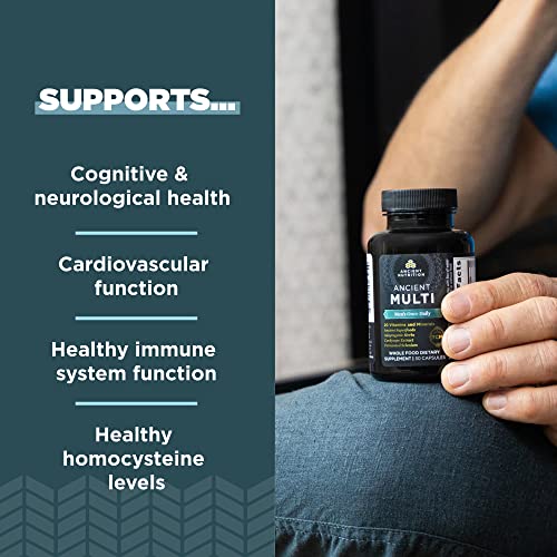 Ancient Nutrition Multivitamin For Men, Ancient Multi Men's Once Daily Vitamin Supplement 30 Ct, Vitamin A, Vitamin B And Vitamin K2, Fenugreek Seed, Supports Immune System, Paleo And Keto Friendly #TOP2