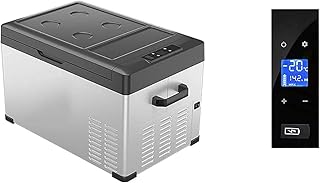 Lodówka samochodowa 40 litrów Mini lodówka 1224v Lodówka samochodowa Przenośny pojazd Lodówka kempingowa z zamrażarką Elektryczna skrzynia chłodnicza do ciężarówki, kampera, łodzi, pikniku