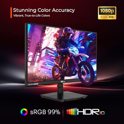 Image of OTEK NanoStrike 27F10C 27 Inch FHD Gaming Monitor, 180Hz, 1ms MPRT, HDR10, 99% sRGB, Frameless, HDMI 2.0, DP 1.4, Anti-Glare Display for PC, Laptop & Console