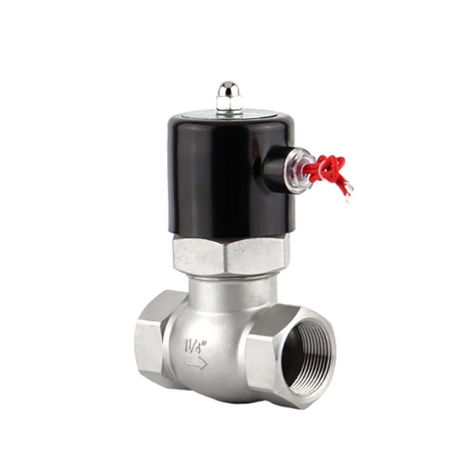 Électrovanne à vapeur 1-1/4 pouce inox pour stopper fuites et usure