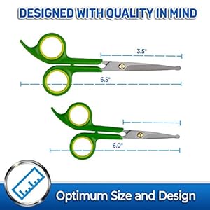 Petmagasinjapanesestainlesssteelgroomingscissors2forfacialhairandlargerforbodytrimmingwithroundtip  Urban Country Home Decor Pet magasin japanese stainless steel grooming scissors 2 for facial hair and larger for body trimming with round tip  urban country home decor