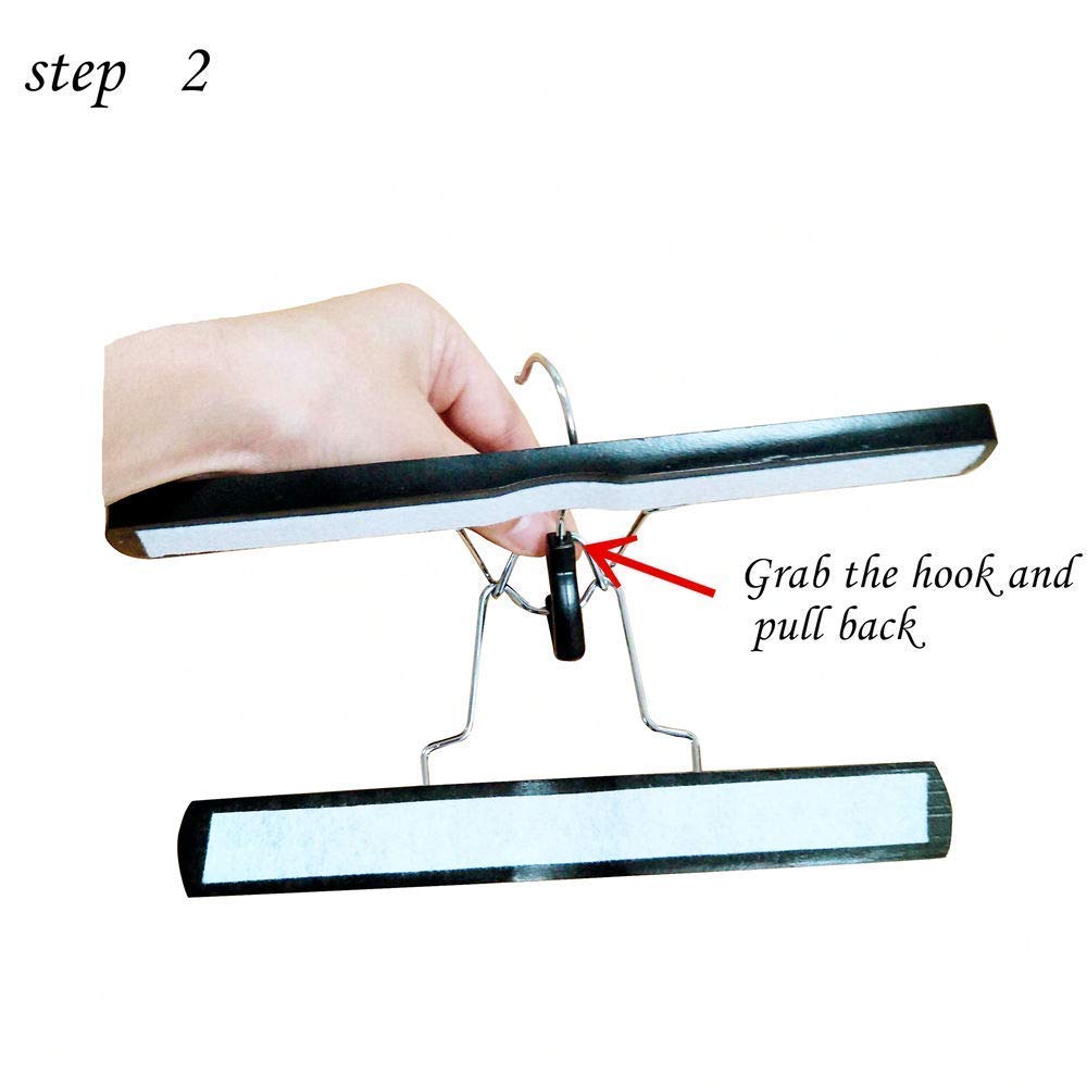 10pcs Staubdicht Perücken Aufbewahrungsbeutel Haarverlängerungen Tasche mit Aufhänger Haken Set (Schwarz)