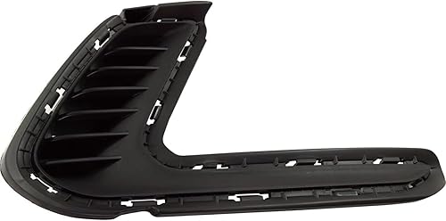 FITRITE AUTO PARTS - Molde de lámpara antiniebla delantera derecha del lado del pasajero para Hyundai Elantra 2017-2018, negro, motor turbo de