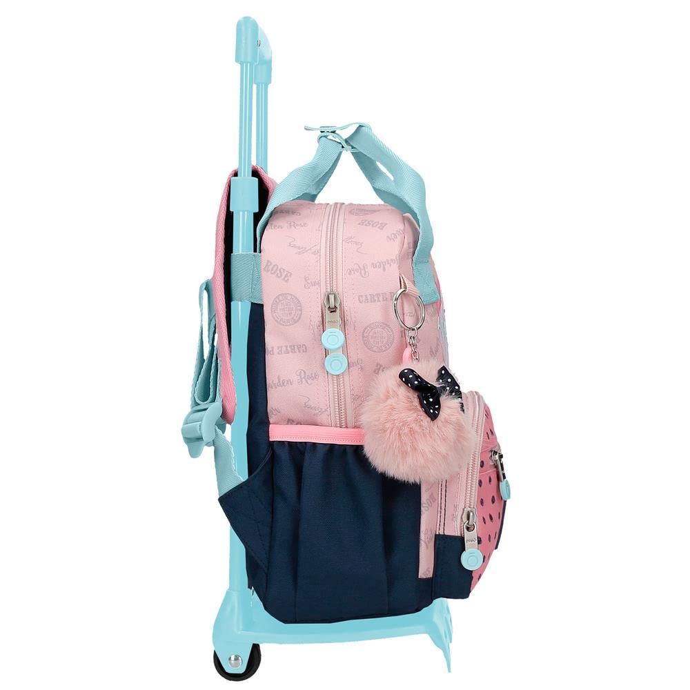 Enso Bonjour Mochila Preescolar con Carro Rosa 23x28x10 cms Poliéster 6,44L