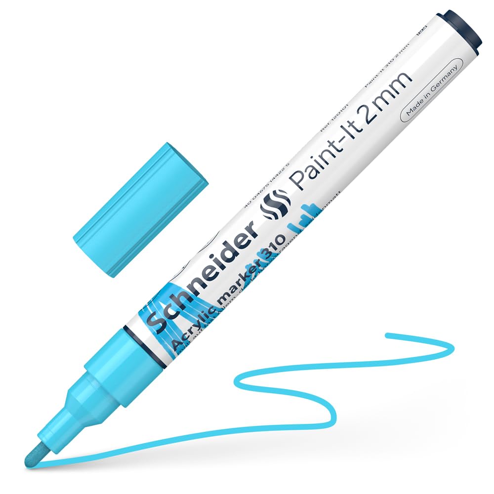 SCHNEIDER 310 AKRİLİK MARKER 2MM PASTEL MAVİ-120130