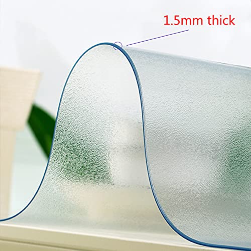 Nappe antidérapante résistante à l'huile en verre souple pour table propre et nette