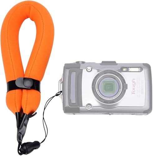 Miniatura 10 de JJC Correa de flotador impermeable para cámara compatible con Olympus TG-6 TG-5 TG-4 Nikon W300 W100 Canon D30 Fuji XP140 XP130 XP90 XP80 y teléfono