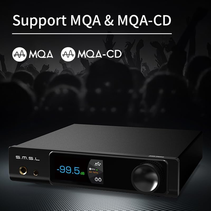 S.M.S.L RAW MDA1 Dual ES9039Q2M Decoder Support MQA MQA-CD LDAC Hi-res DAC with Remote Control
