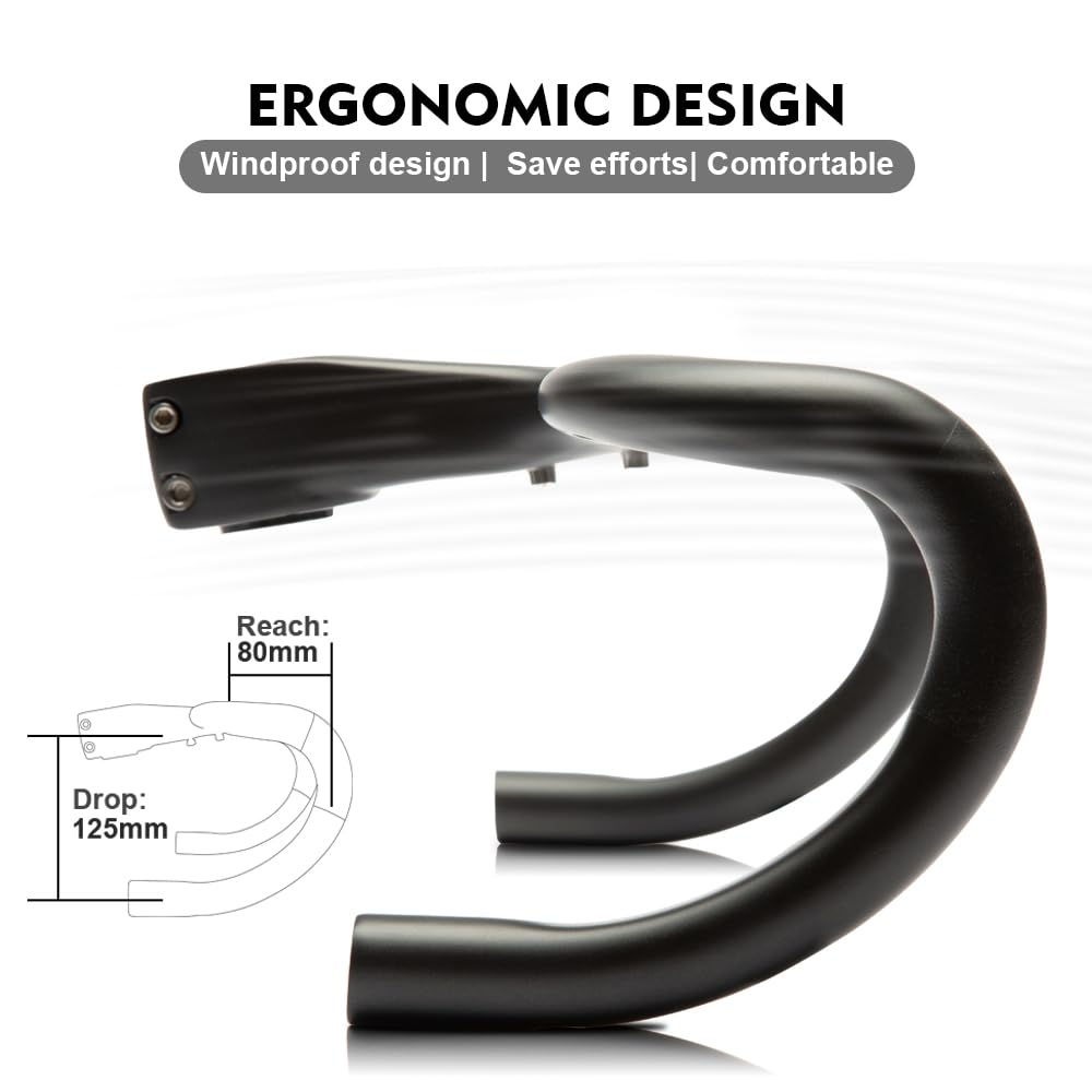 RXL SL guidoline pour velo cintre route carbone les cintres velo route guidoline vélo cintres velo carbone 420-90mm guidon intégré OD2 1-1/8" 1-1/4" guidon velo