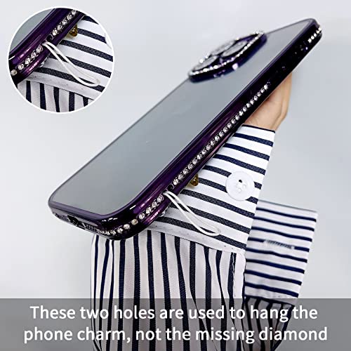 Coque iPhone 12 noire pailletée et transparente antichoc - 5