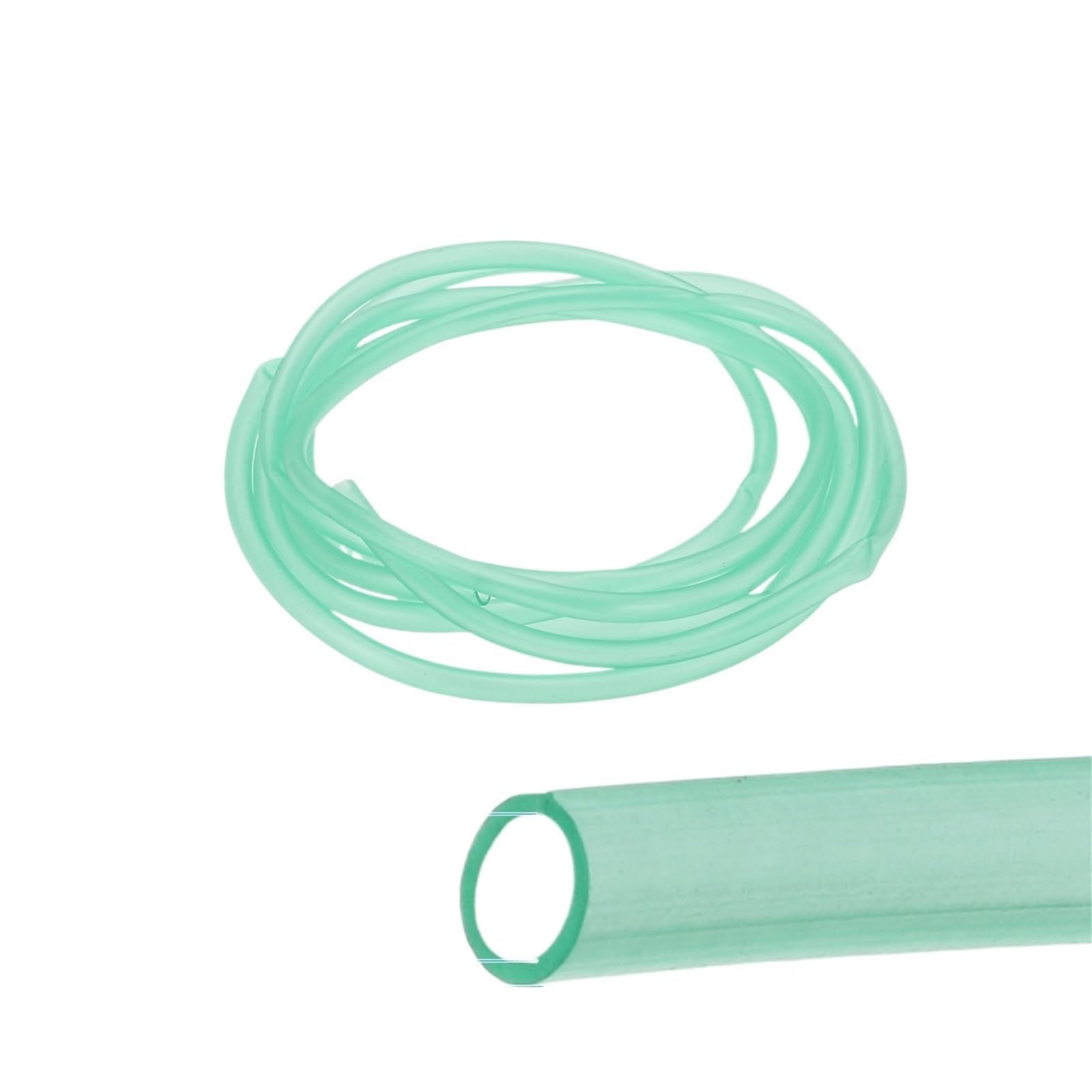 Tuyau Aquarium Tuyau d'arrosage Standard Transparent for Aquarium, 2,0 m,5, 12, Tube en Silicone de 4 mm for Pompe à air d'aquarium(Green 2.5m)