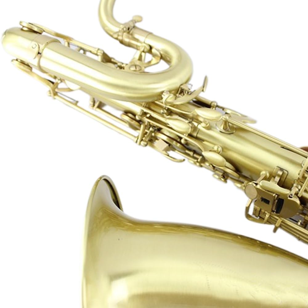 Sassofono basso superiore superiore, corpo in ottone verniciato dorato inciso, finitura spazzolata, sassofono mi bemolle basso superiore professionale, set sassofono, testa di flauto, custodia for il
