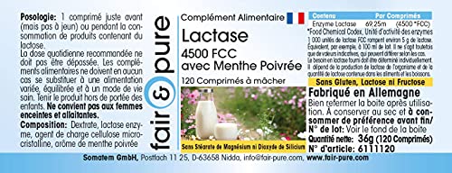 Lactase tabletten - hoge dosering - 120 kauwtabletten - 4500 FCC - Image 6