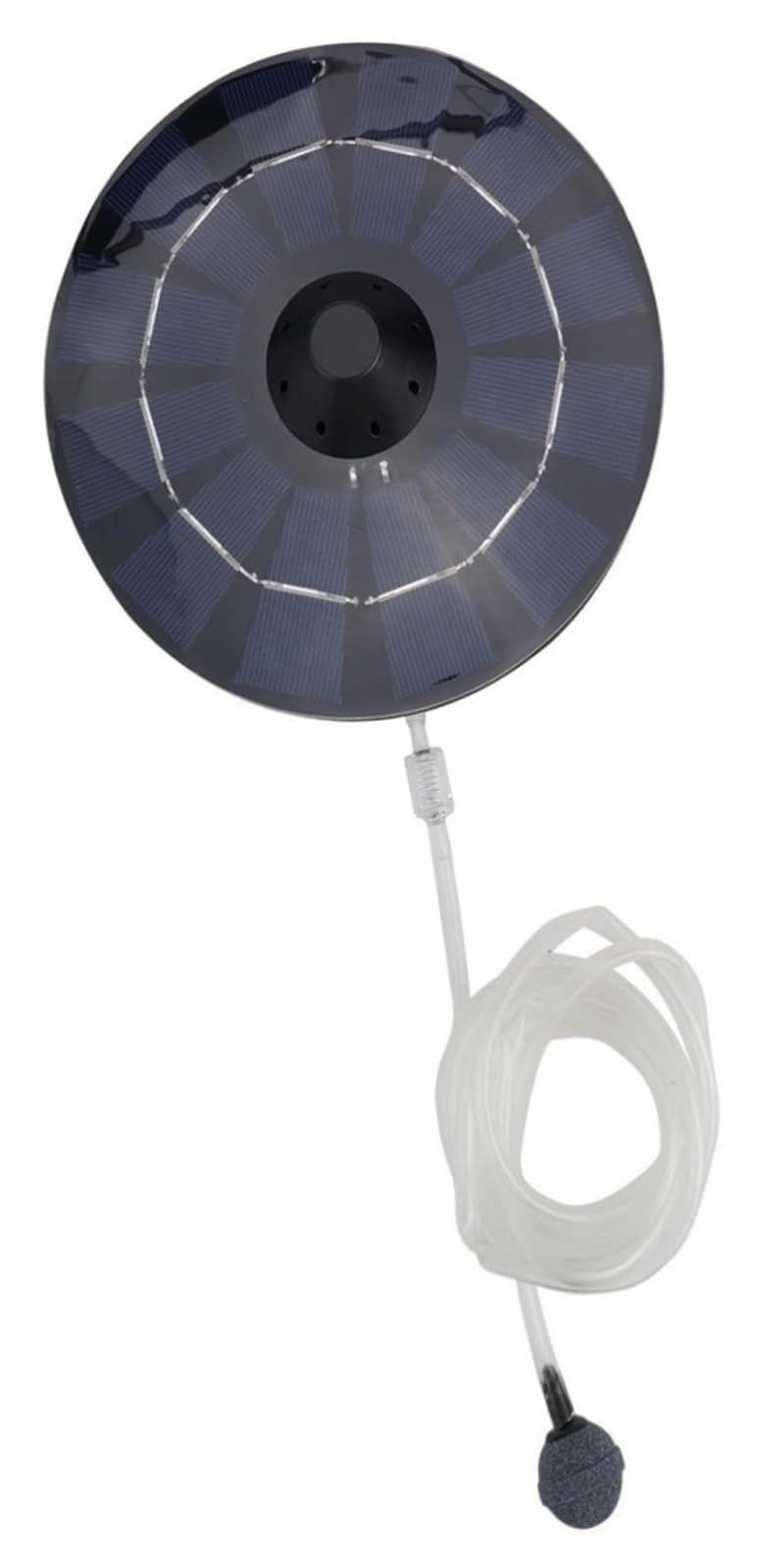 Pompa solare for laghetto con pietra a bolle e tubo dell'aria
