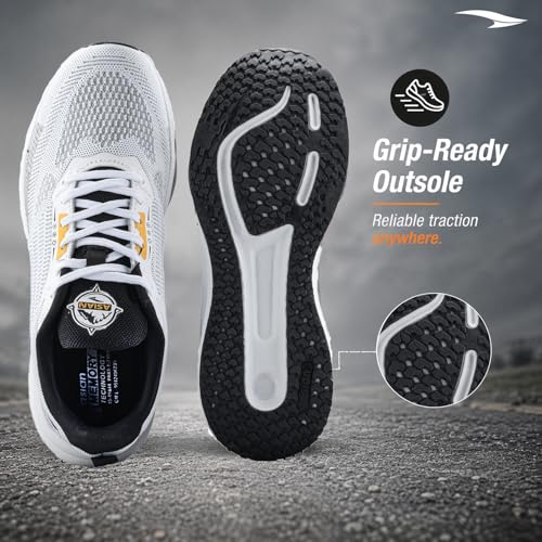 Image of ASIAN Titan-16 Men's Running Shoes | Lightweight Knit Mesh Upper | Breathable Airflow Design | EVA Grip Sole Comfortable Daily Use