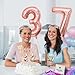 37th Birthday Decorations for Women, Including 37th Birthday Sash and Tiara, Cake Topper and Candles, Number Balloons, 37 Year Old Gifts for Women