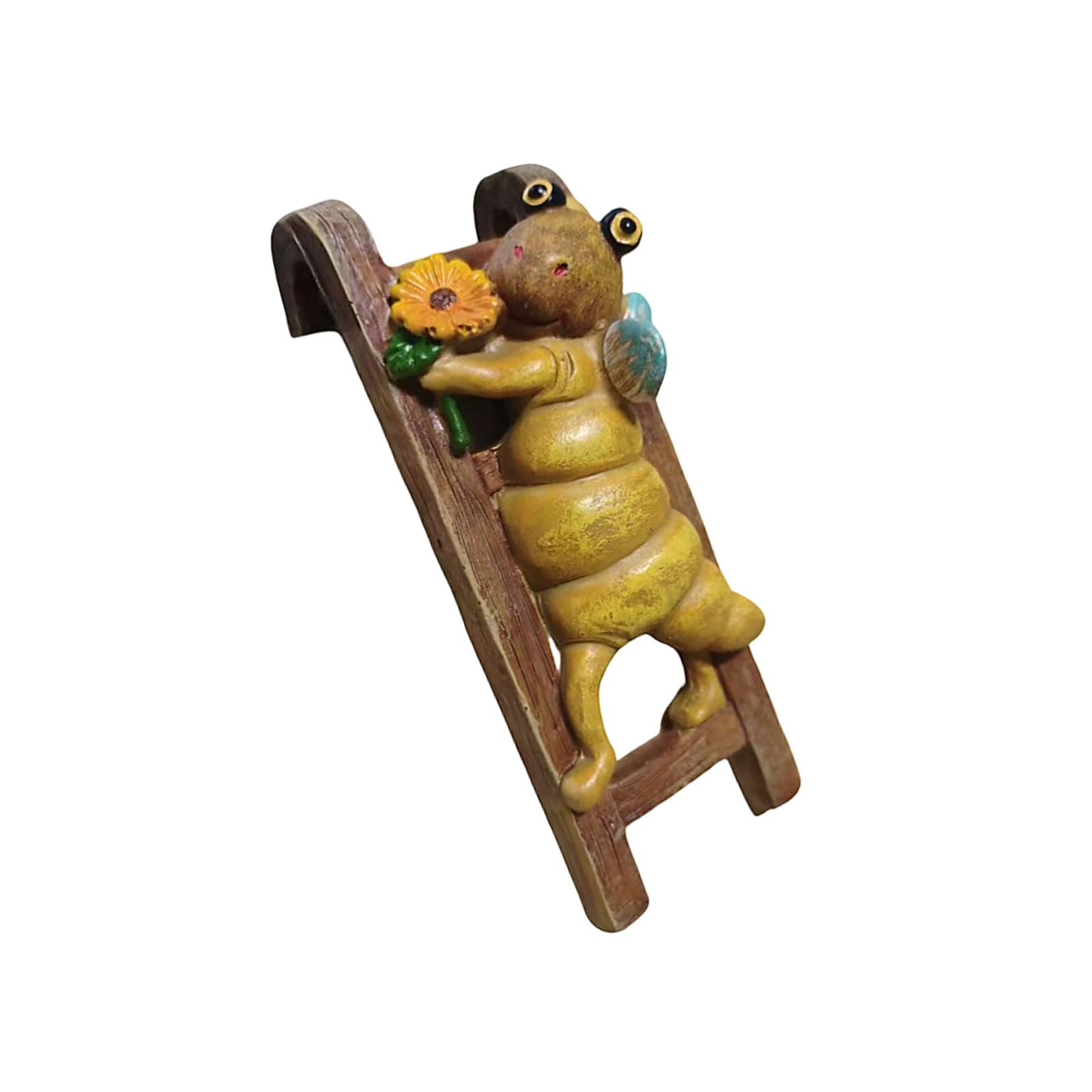 Hredyqw Climbings Animal Figurines Flower Pots Huggers Resins Hanging Bees Statue Planter Pots Decorations for Garden