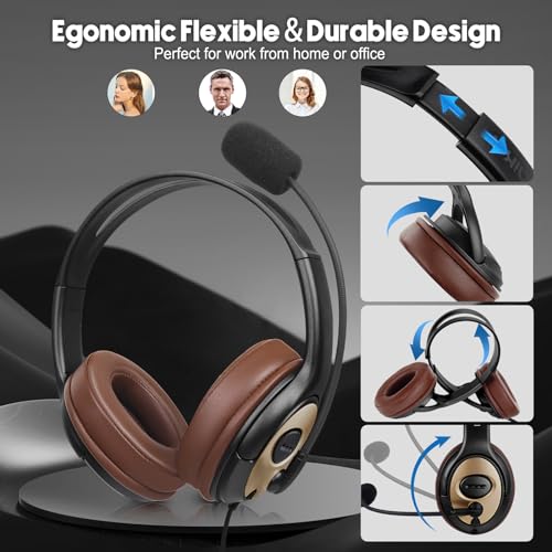 Casque USB avec micro antibruit et télécommande audio intégrée - 2
