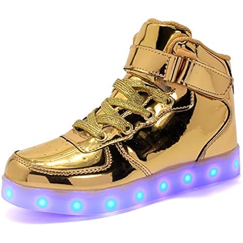 Unisex LED Light Up High-Top Trainers Cover
