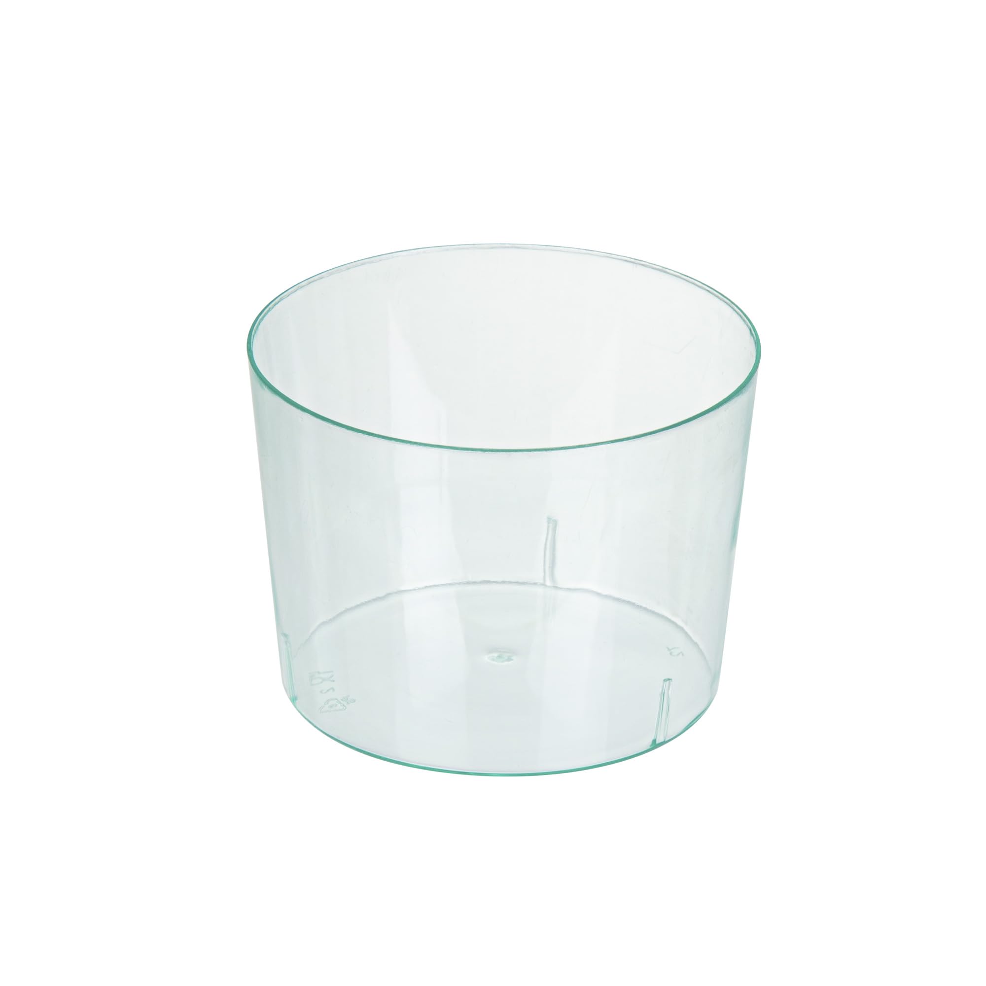 Restaurantware 100 vasos de postre, vasos redondos de mousse de 6 onzas, vasos de plástico transparente para postres, fiestas y eventos, para aperitivos o postres Restaurantware