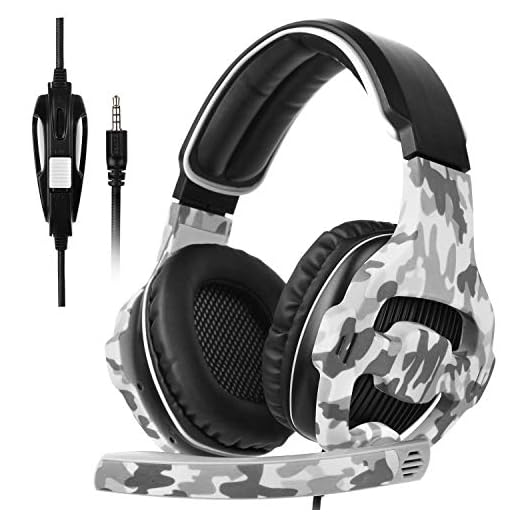 [SADES 2017 Multi-Plataforma Nueva Xbox One Gaming Headset de Juego PS4], SA810 Gaming Auriculares de Juego de Auriculares para Xbox One Nuevo / PS4 / PC/Laptop/Mac/iPad/iPod (Negro y Camuflaje)